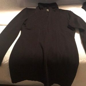 Athleta black quarter zip jacket